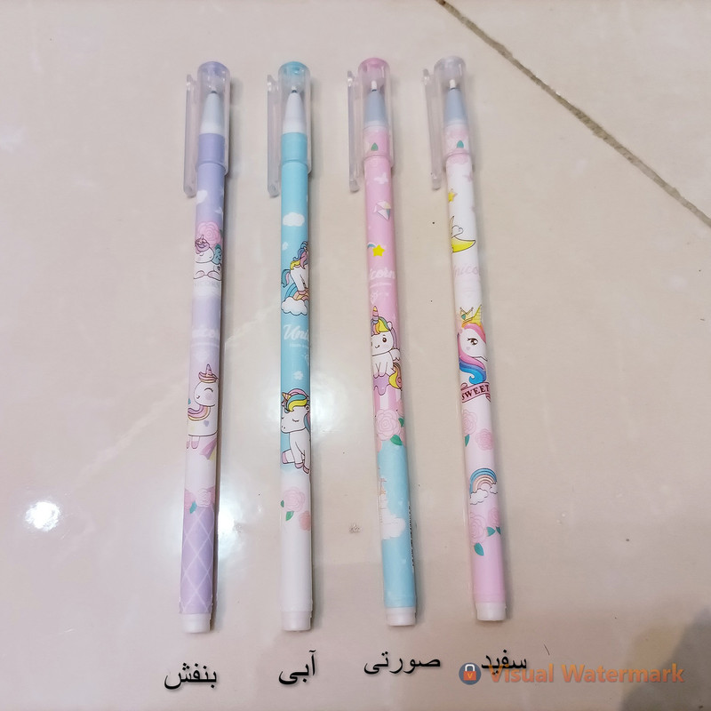 روان نویس مدل پاک کن دار طرح یونیکورن