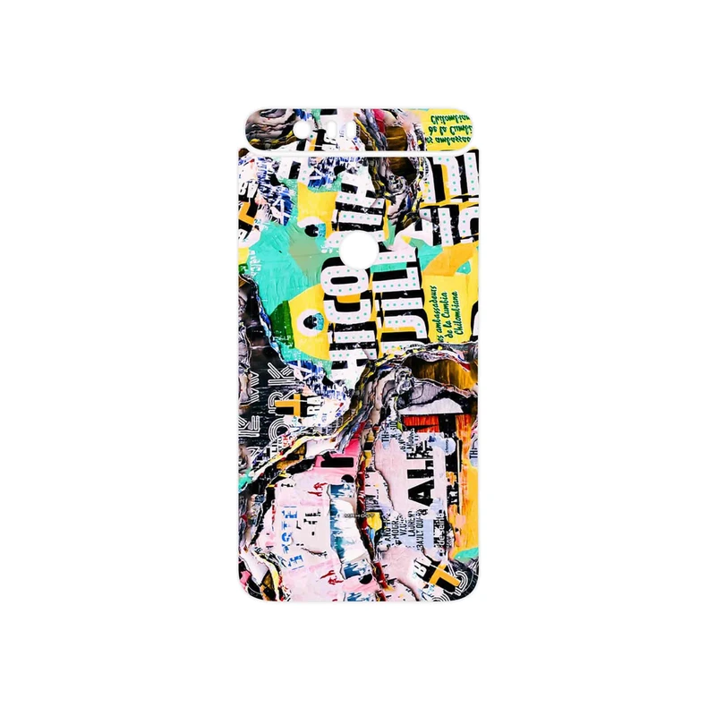 برچسب پوششی ماهوت مدل Collage of Teared Paper مناسب برای گوشی موبایل گوگل Nexus 6P