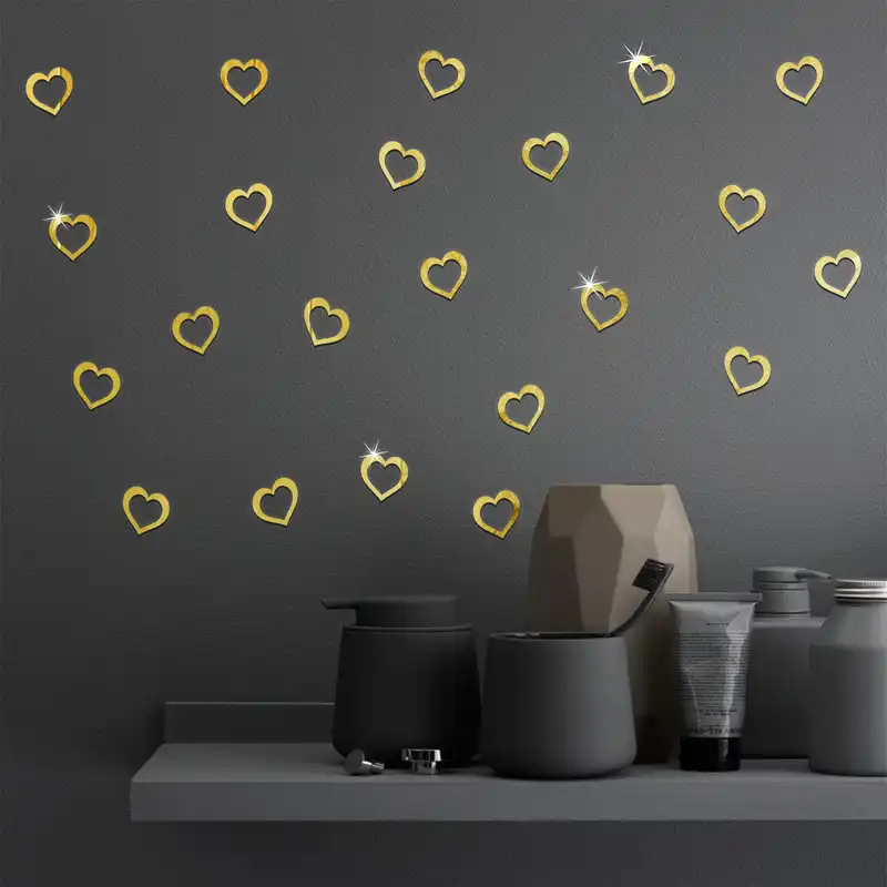 آینه آتریکس مدل قلب کد ST016 مجموعه 30 عددی