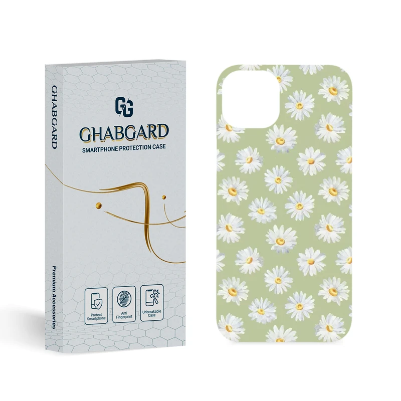 کاور قاب گارد مدل گل مناسب برای گوشی موبایل اپل iPhone 15 Plus