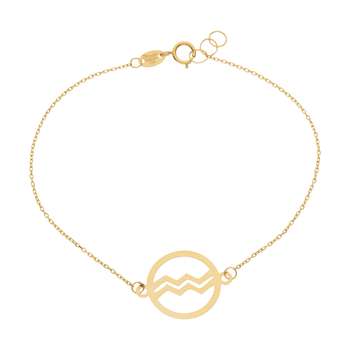 دستبند طلا 18 عیار زنانه مایا ماهک مدل MB1217