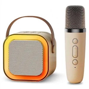 اسپیکر بلوتوثی قابل حمل مدل karaoke به همراه میکروفن