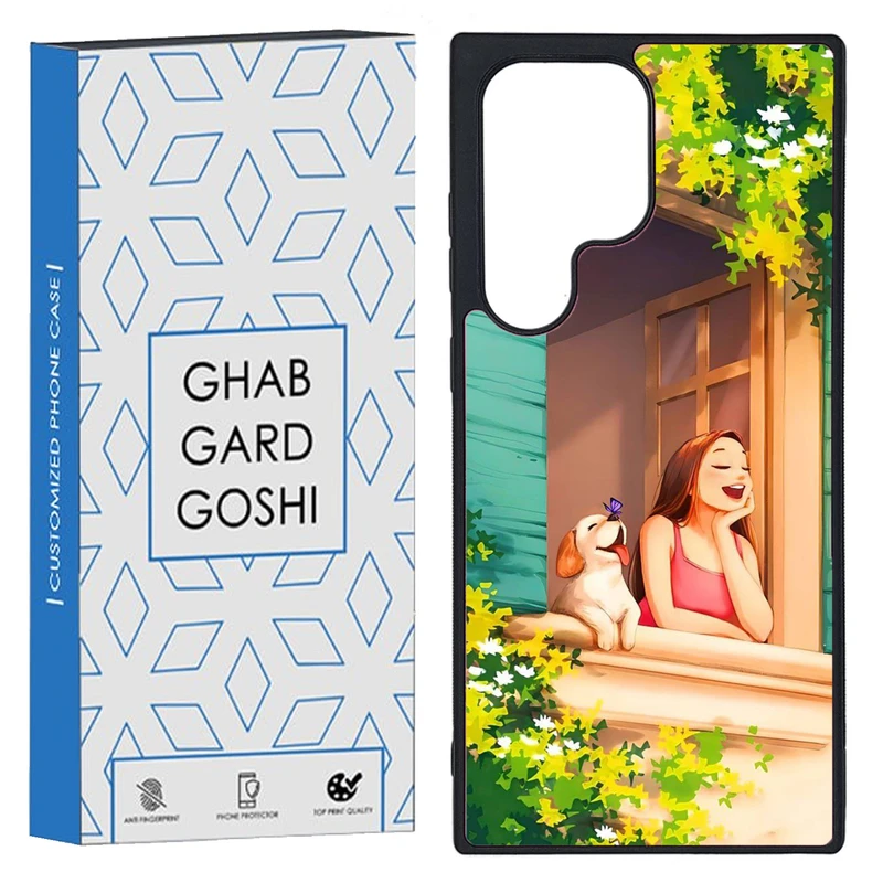 کاور قاب گارد گوشی طرح دخترانه کد TPU-015 مناسب برای گوشی موبایل سامسونگ Galaxy S23 Ultra