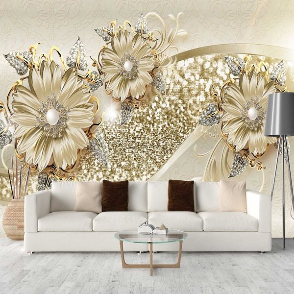 پوستر دیواری مدل گل سه بعدی کد mt-83316