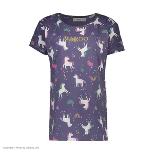 تی شرت آستین کوتاه زنانه مانگو مدل m 06