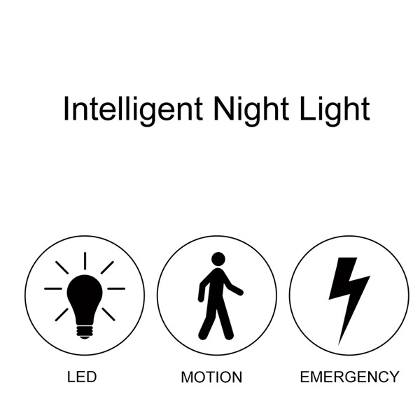 چراغ سنسور دار مدل  360 درجه کد CP-NL03