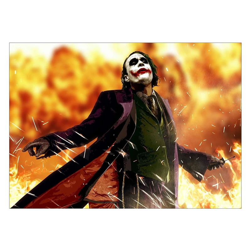 تابلو شاسی ونسونی طرح Joker Tartarus سایز 50 × 70
