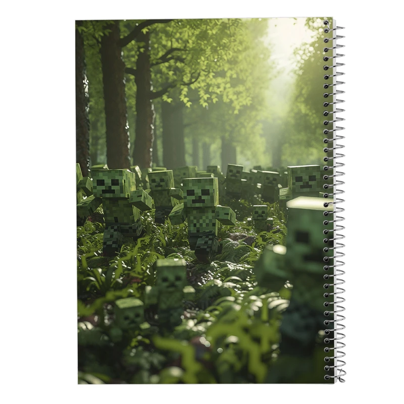 دفتر نقاشی 50 برگ مدوپد مدل ماینکرفت minecraft کد DF14024