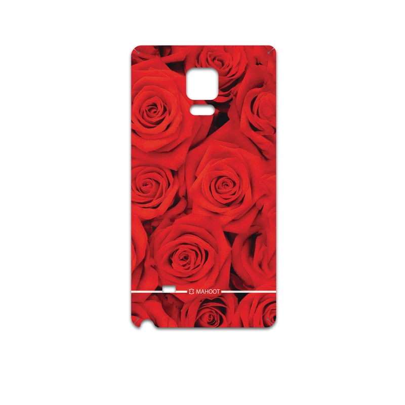 برچسب پوششی ماهوت مدل Red-Flower مناسب برای گوشی موبایل سامسونگ Galaxy Note Edge