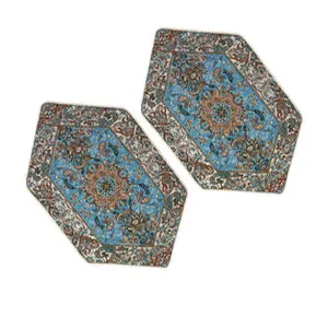 رومیزی ترمه مدل شاه عباسی کد ASALI-387 بسته دو عددی