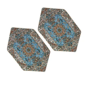 رومیزی ترمه مدل شاه عباسی کد ASALI-387 بسته دو عددی