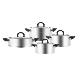 سرویس قابلمه استیل 8 پارچه کاراجا مدل Tokyo New PowerSteel