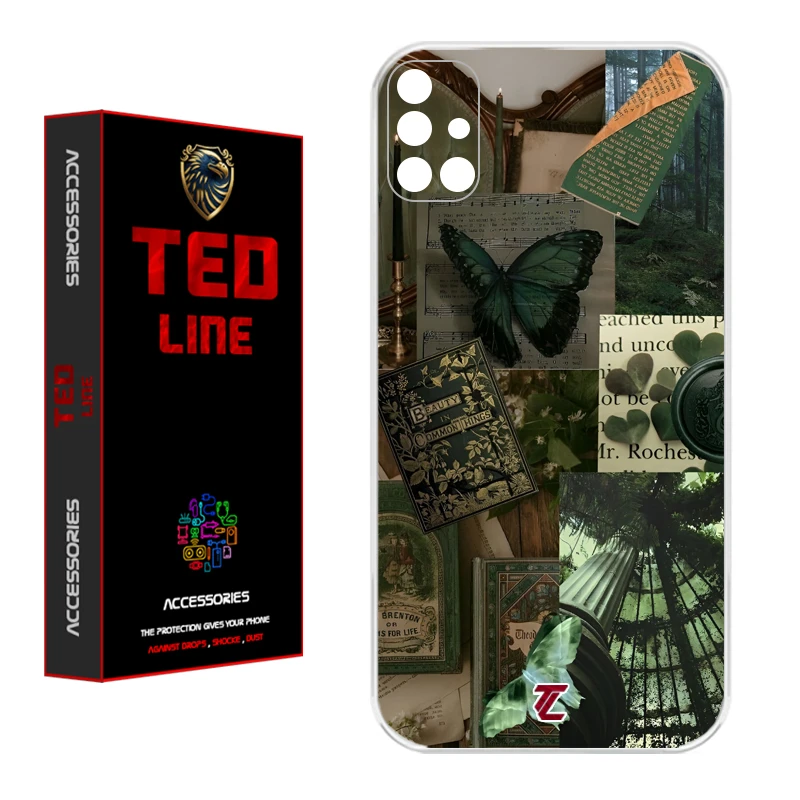 کاور تد لاین طرح کلاژ هنری کد 1118 مناسب برای گوشی موبایل سامسونگ Galaxy A51