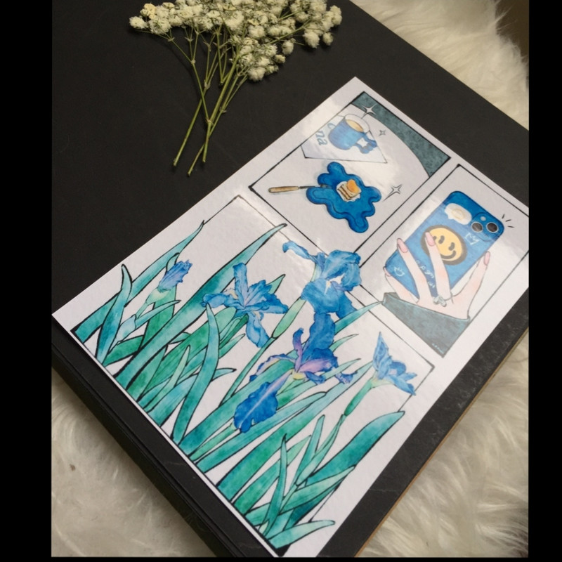 استیکر مدل aesthetic مجموعه 3 عددی