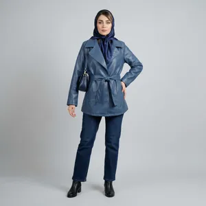 کت چرم زنانه السانا مدل جانیس کد 2411