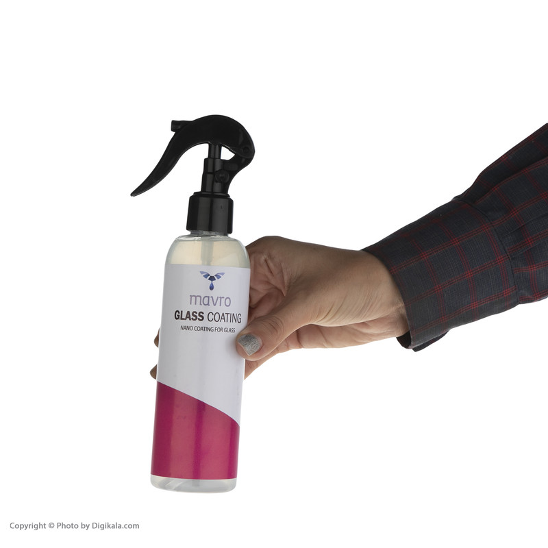 اسپری نانو سرامیک و فوق آبگریز شیشه و سطوح سخت ساختمانی ماورو مدل ALL-LEVELS حجم 250 میلی لیتر بسته 6 عددی