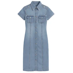 پیراهن یقه برگردان زنانه مدل B3223