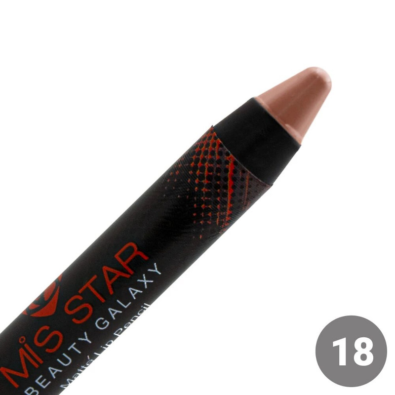 رژ لب مدادی میس استار شماره 18