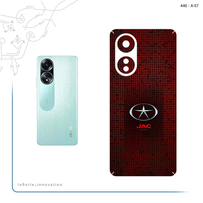 برچسب پوششی ماهوت مدل JAC مناسب برای گوشی موبایل اپو A58 4G