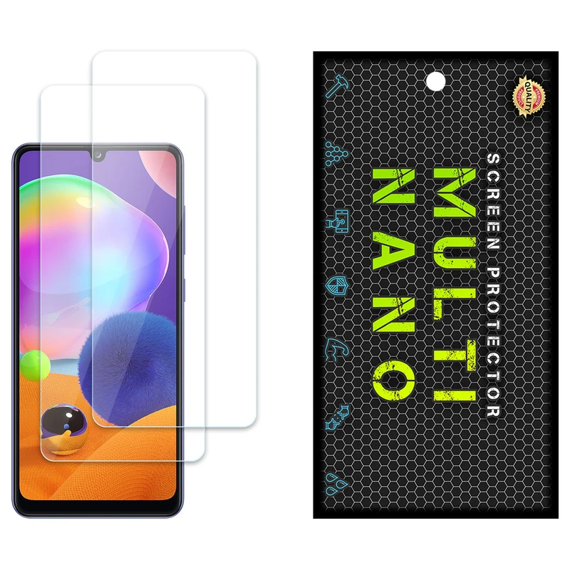 محافظ صفحه نمایش مولتی نانو مدل X-S2N مناسب برای گوشی موبایل سامسونگ Galaxy A31 بسته دو عددی