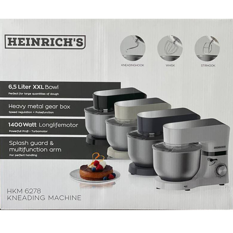 همزن کاسه‌دار 6 لیتری هنریچ مدل HKM 6278