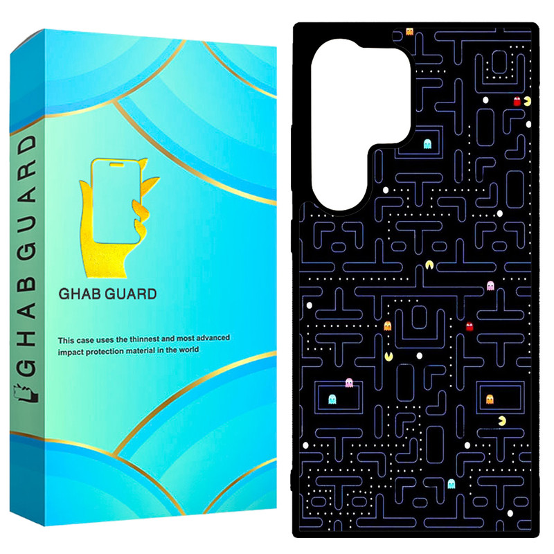 کاور قاب گارد طرح پکمن مدل GCHPD24U مناسب برای گوشی موبایل سامسونگ Galaxy S24 Ultra 5G       