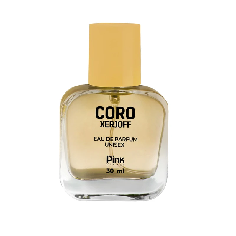 عطر جیبی پینک ویژوآل مدل coro xerjoff با رایحه شیرین حجم 30 میلی‌لیتر