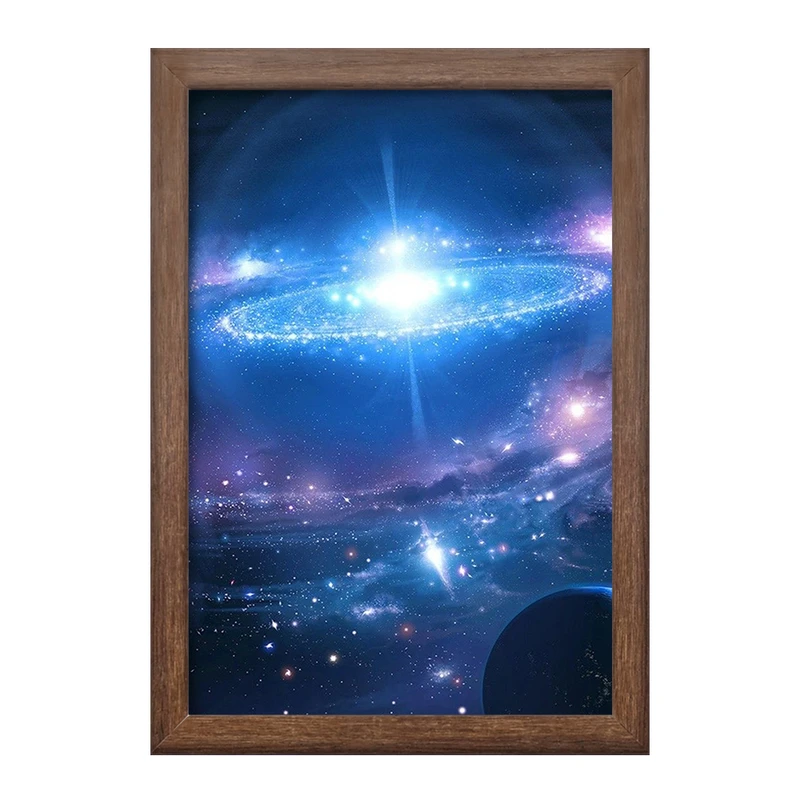 تابلو خندالو طرح کهکشان و سیاره ها کد 25363