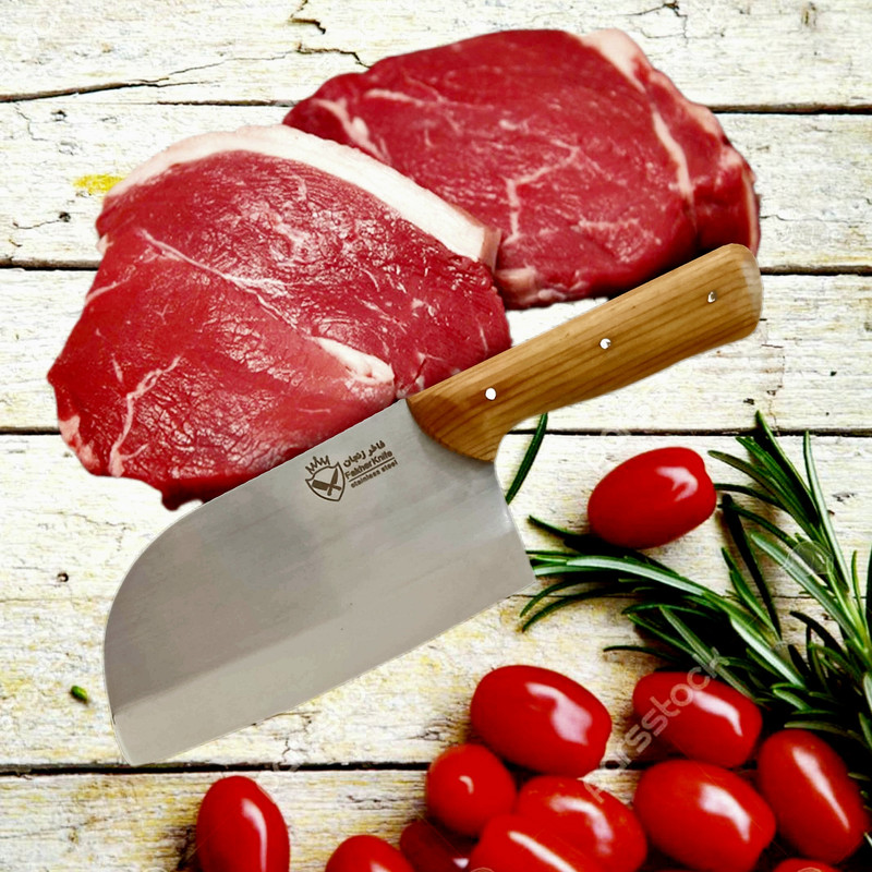 ساطورآشپزی فاخرزنجان مدل صربستانی ۰۱