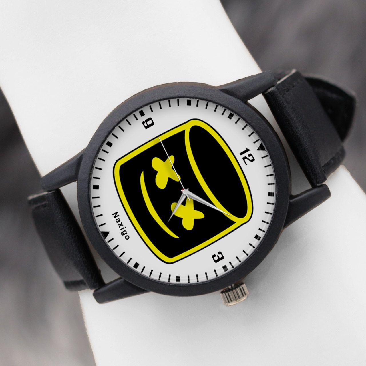 ساعت مچی عقربه ای ناکسیگو طرح Marshmello کد LF4185 -  - 5