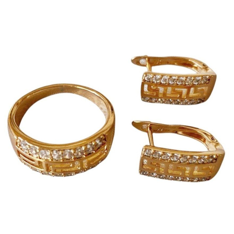 نیم ست زنانه ژوپینگ مدل نگینی مربعی