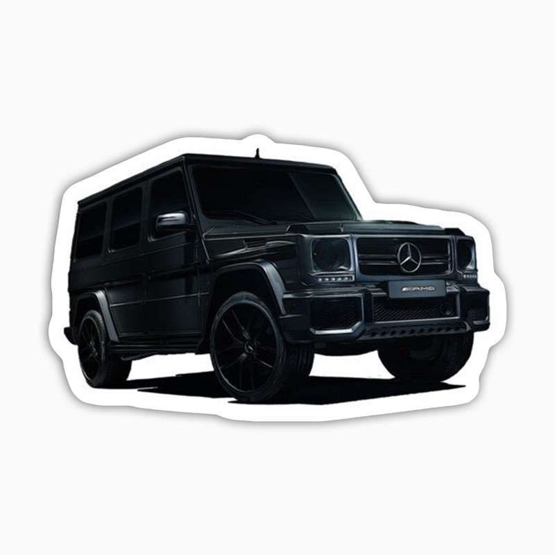 استیکر لپ تاپ بووم طرح ماشین مدل G Class AMG کد JC38