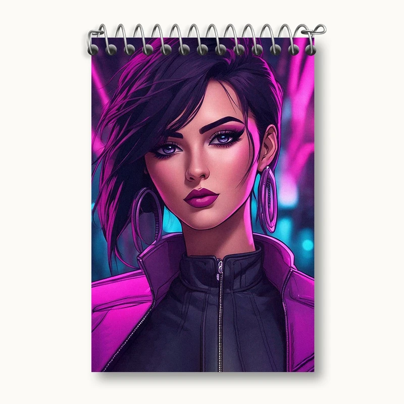 دفتر یادداشت 50 برگ خندالو مدل دخترانه کد F2758