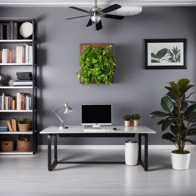 استند گلدان مدل دیواری طرح گرین وال ۴ گلدان