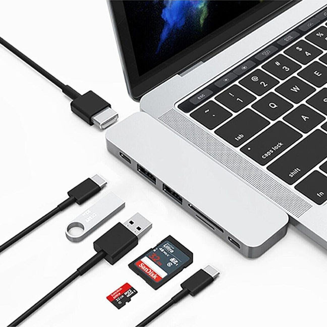 هاب USB-C هفت پورت مدل C-800 2