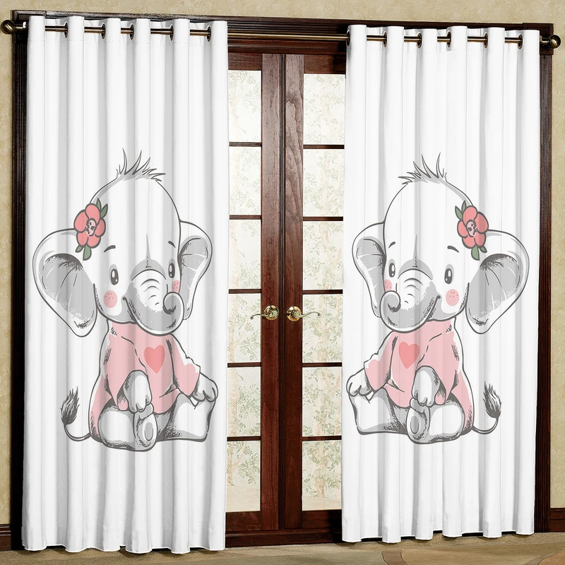  پرده مدل  فیل لباس صورتی مخمل پانچی کد 1555 سایز 140x280 سانتی متر