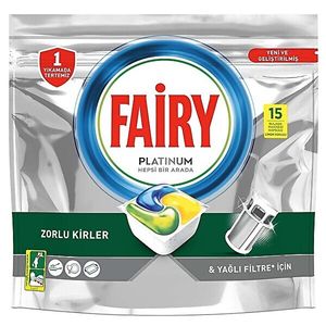 قرص ماشین ظرفشویی فیری مدل Platinum بسته 15 عددی