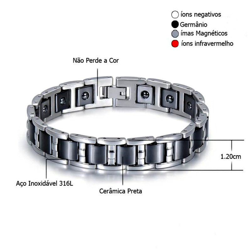 دستبند مغناطیسی مدل tungesten کد s22