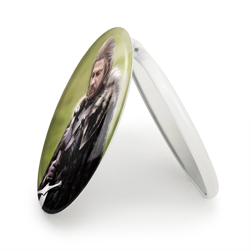آینه جیبی خندالو طرح ند استارک گیم اف ترونز Game of Thrones مدل تاشو کد 2664