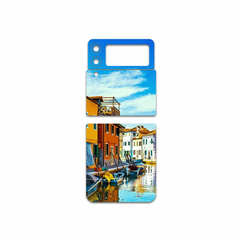 برچسب پوششی ماهوت مدل Venice-City مناسب برای گوشی موبایل سامسونگ Galaxy Z Flip3 5G