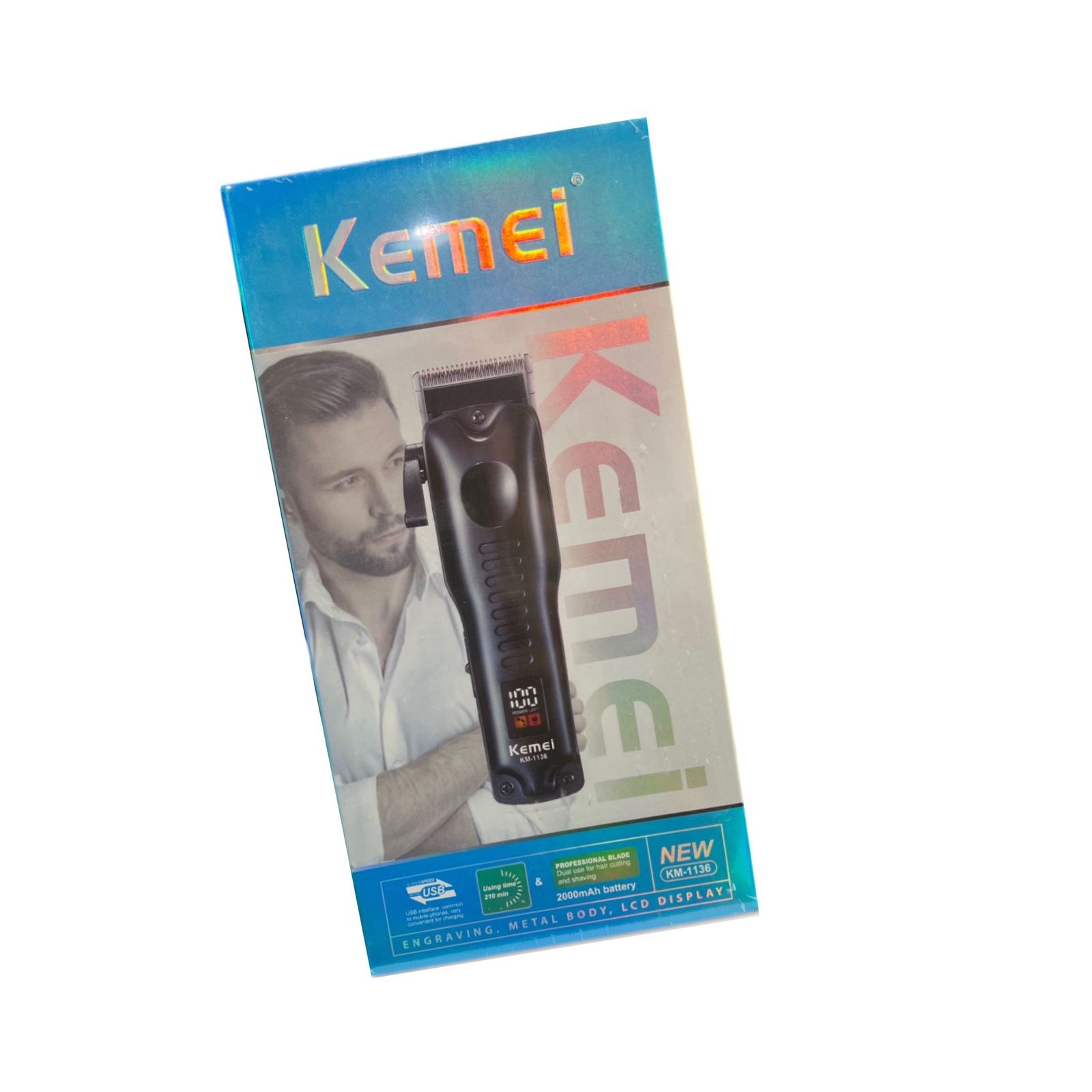 ماشین اصلاح موی سر و صورت شارژی کیمی مدل KM-1136 -  - 6