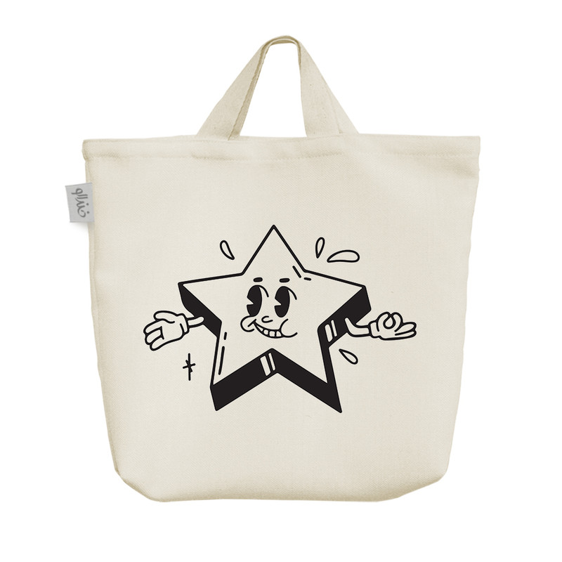 ساک خرید خندالو مدل ستاره کد 7836