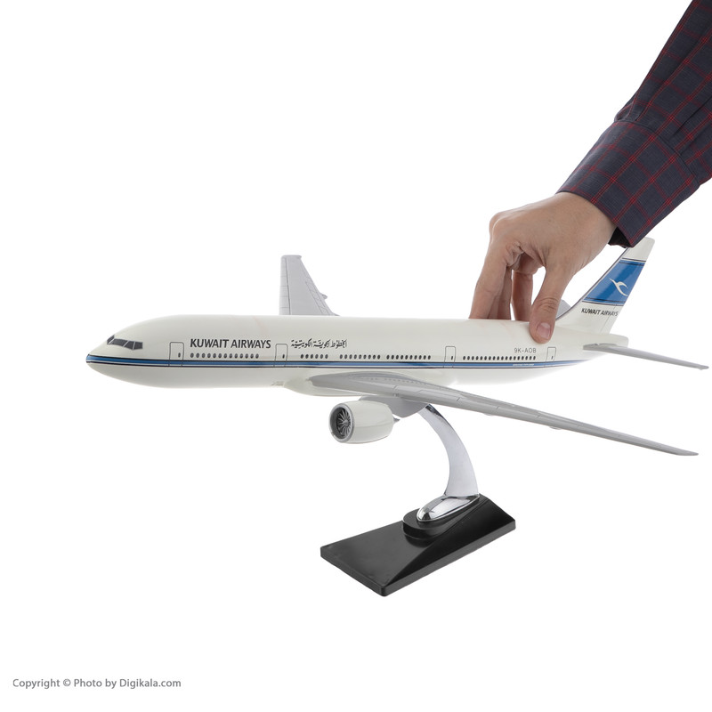 ماکت هواپیما مدل بویینگ 777 کویت کد 3451