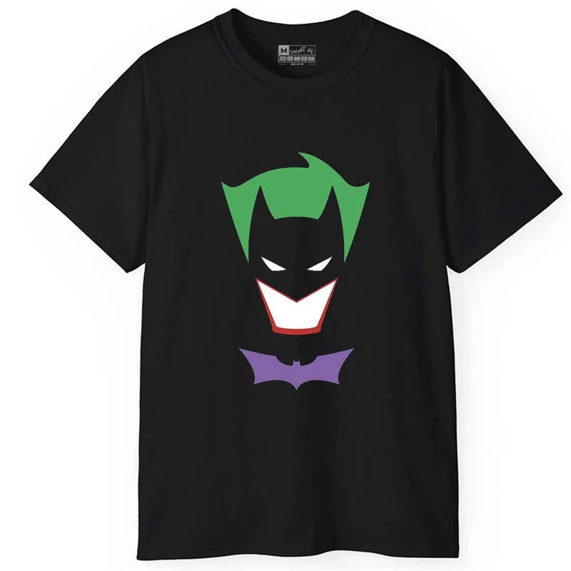 تی‌شرت آستین کوتاه مردانه پاد آفرین مدل بتمن کد 70