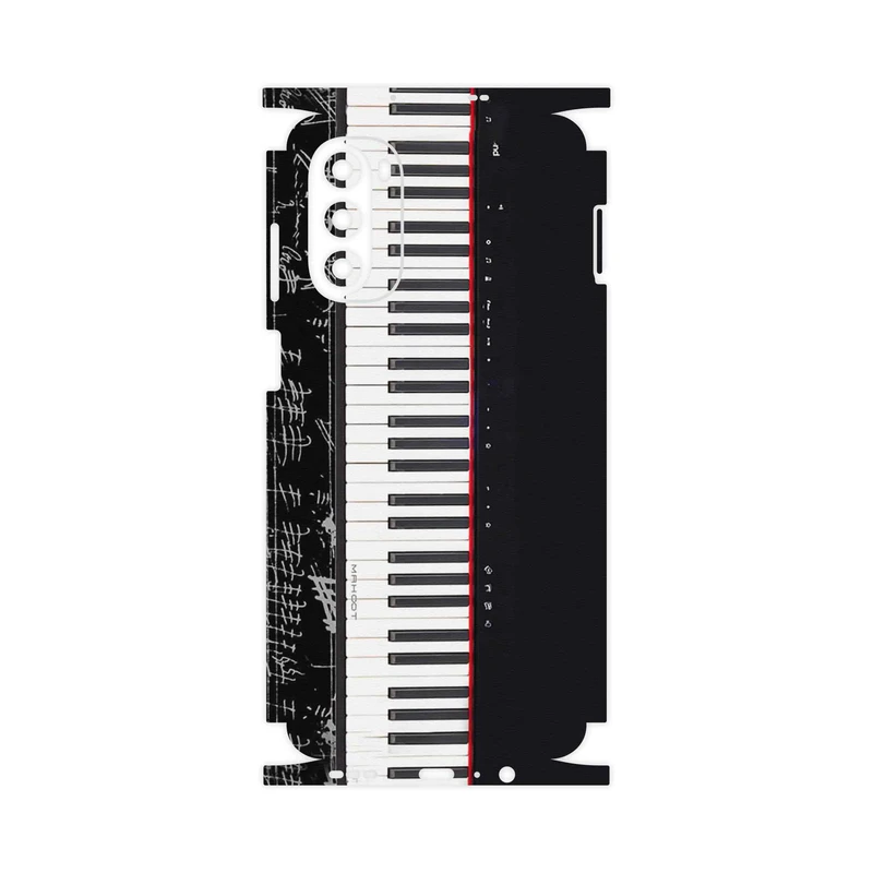 برچسب پوششی ماهوت مدل Piano_Instrument-FullSkin مناسب برای گوشی موبایل موتورولا Moto G52