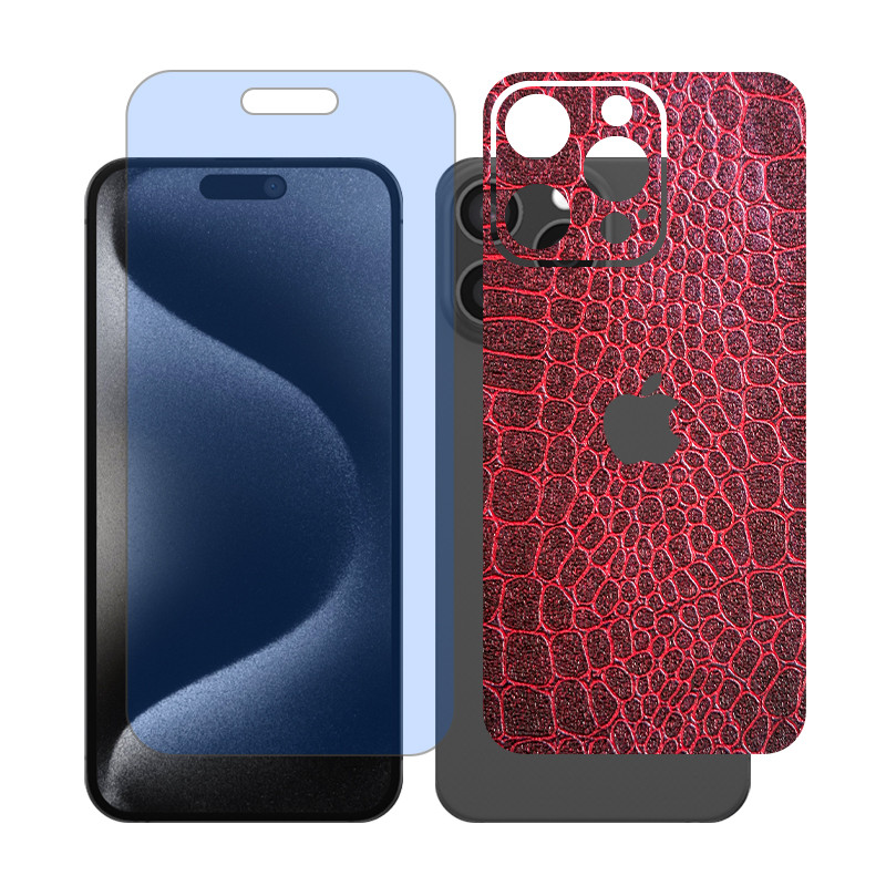 محافظ صفحه نمایش آنتی بلو گلس مدل Together مناسب برای گوشی موبایل اپل iPhone 16 Pro Max به همراه برچسب پوششی