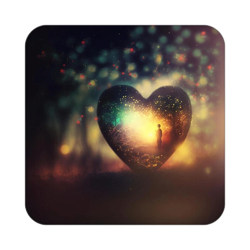 زیر لیوانی کاکتی مدل عاشقانه کد mp13622