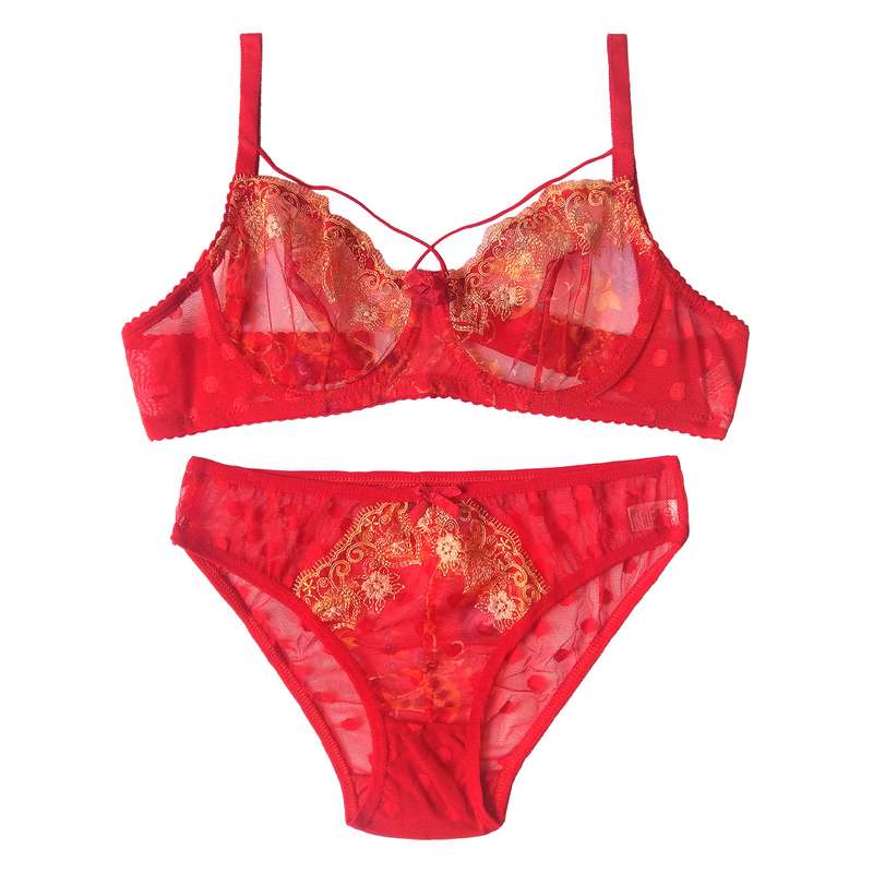 ست شورت و سوتین زنانه مدل میسا کد MIS7026 رنگ قرمز