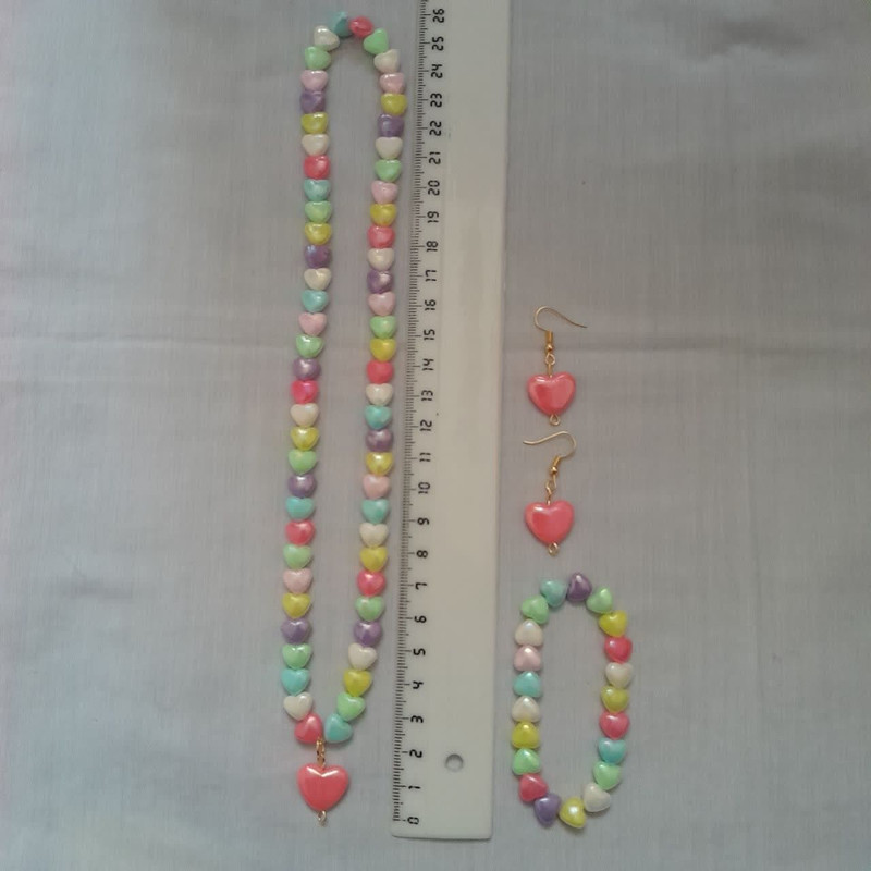 نیم ست دخترانه مدل قلب شاین کد m0268