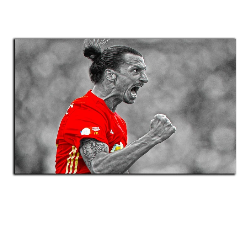 تابلو شاسی بکلیت طرح بازیکن فوتبال زلاتان ابراهیموویچ تیم منچستر یونایتد مدل SH-S7075